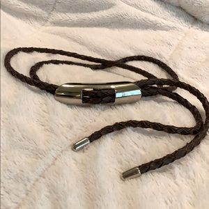 Lady Captiva Small Brown Leather Belt